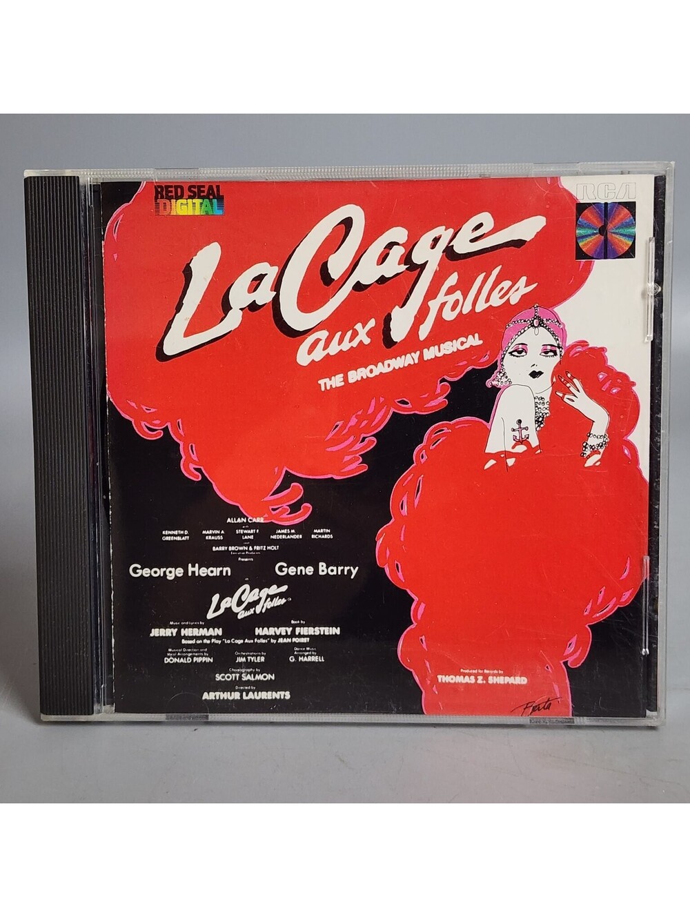 La Cage Aux Folles The Broadway Musical CD George Hearn Gene Barry RCA Red Seal